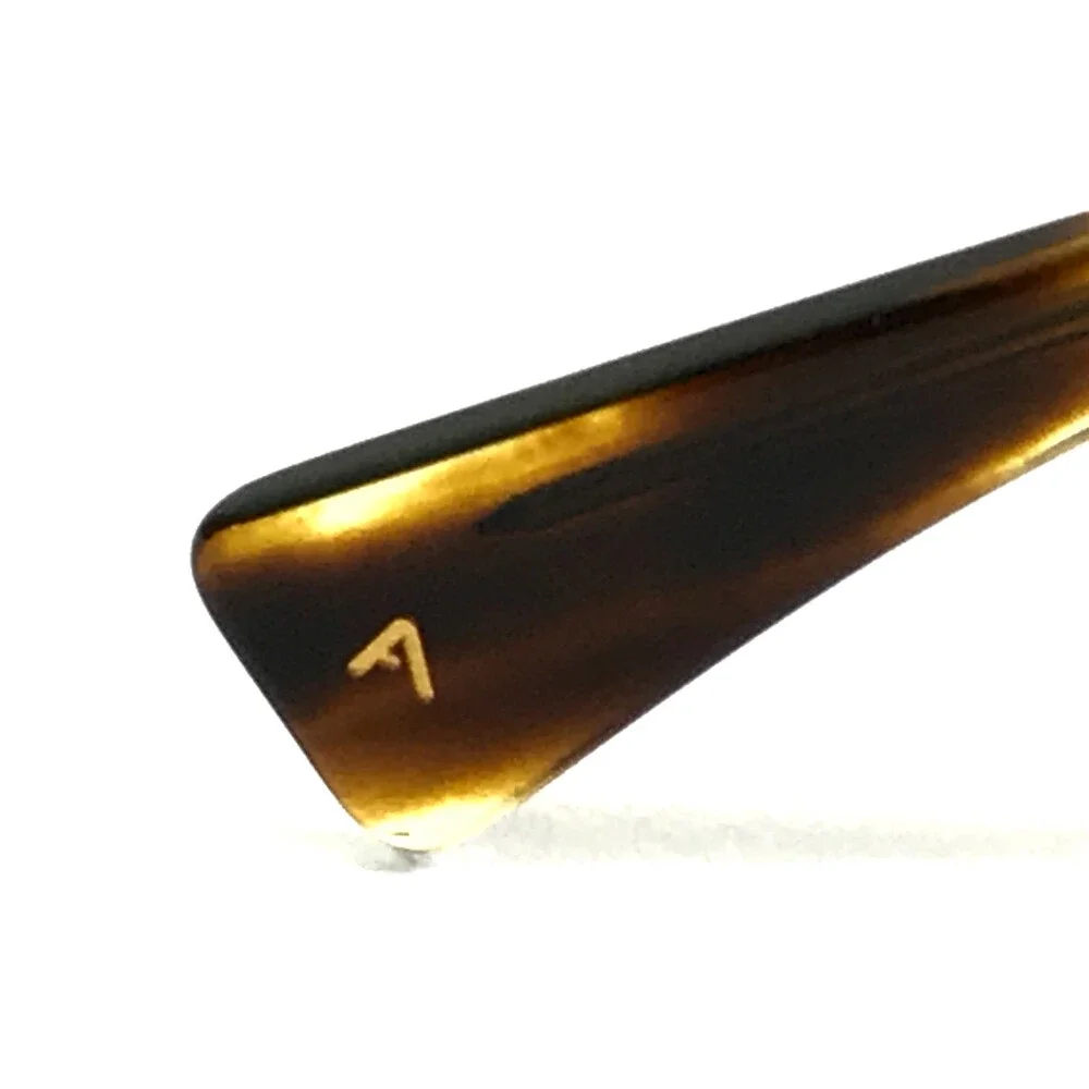 Article One Eyeglasses Frames Whitmore 30 Black Yellow Striped Horn 53-20-145